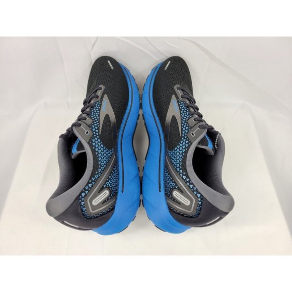 Brooks Ghost 14 Running Shoes Sneakers Mens Size 13 Black Blue Gray 1103691D056 - Picture 8 of 9
